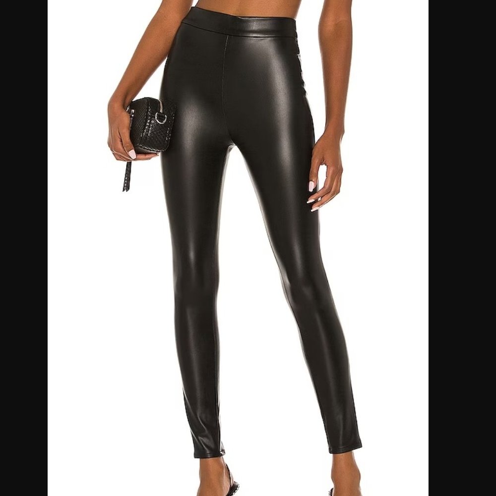 Doyle Leggings Faux Leather by h:ours via Revolve